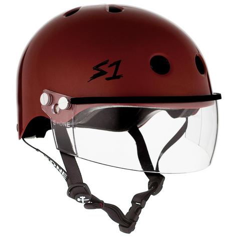 S1 Lifer Helmets Inc Visor - Red Gloss